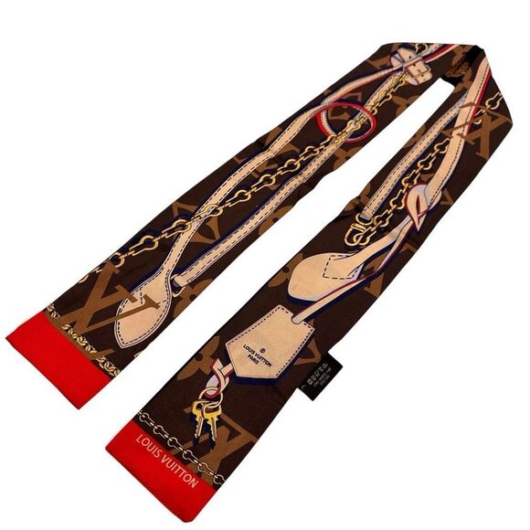 Louis Vuitton Tribute To Silk Bandeau Excellent Condition One Size Authentic - Picture 6 of 12